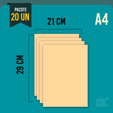 A4 | NOPIG Ultimate - Pele Artificial | Cor Parda (20 un)